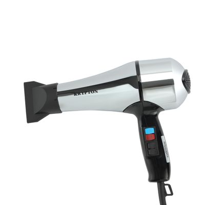 Krypton 2000 W Hair Dryer- KNH6562/ High Speed, Quiet Sound 2 Speed and 3 Heat Settings/ with Turbo Motor for Quick Drying, Perfect for Salon and at Home Styling, Detachable Filter and 1 Nozzle/ 2 Years Warranty, Silver, Mirror Body