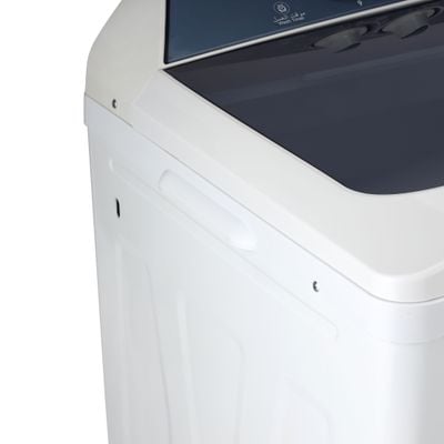 Krypton 15 kg Twin Tub Washing Machine- KNSWM6454/ Total Power 680 W, Equipped with Strong Pulsator and Fine Mesh Lint Filter/ Semi-Automatic, Low Noise, Efficient Performance Design/ Perfect for Home, Apartments, etc./ White and Grey, 1 Year Warranty