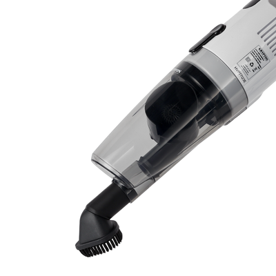 Krypton 600 W Handheld and Stick Vacuum Cleaner- KNVC6577/ 2-in-1 Design, Transparent Dust Cup, Hook for Easy Storage/ Perfect for Home, Office, Apartments/ Easy to Use and Handy Model, Washable Filter/ 2 Years Warranty, White