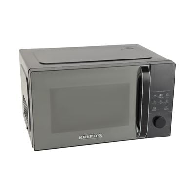 Krypton 25 L Digital Microwave Oven- KNMO6584/ Multi-Functional Cooking, Grill, Convection and Combination/ Sensor Touch Control Panel with Knob and 8 Auto Menu Settings/ Pull Open Door Handle and Mirror Glass Finish/ Perfect for Cakes, Cookies, Bread, Meats, Vegetables/ Black, 2 Years Warranty 