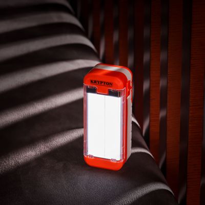 Krypton Rechargeable Emergency Lantern- KNE5061N| Energy Efficient Design, Super Bright and 8 Hours Working| Compact, Portable and Light-Weight Design| Perfect for Indoor and Outdoor Use| Red