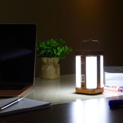 Krypton 4V 1200mAh Rechargeable Solar Led Emergency Light | Camping Emergency Light with Light Dimmer Function | 32 PCS Hi-Powered LEDs | Very Suitable for Power Outages, & Camping | 2 Years Warranty