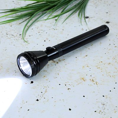 Krypton Rechargeable LED Flashlight - High Power Flashlight Super Bright CREE LED Torch Light - Built-in 3000mAh Li-Ion Battery, USB Charging - Powerful Torch for Camping Hiking