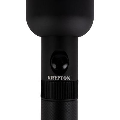 Krypton Rechargeable LED Flashlight- KNFL5100| Light Source: 7W High Power T6 LED, Equipped with Triple Booster Technology and Aircraft Aluminum Alloy Housing| Perfect for Indoor and Outdoor Use, 4 Hours Continuous Working| Rechargeable Li-ion Battery Torch Light| Black