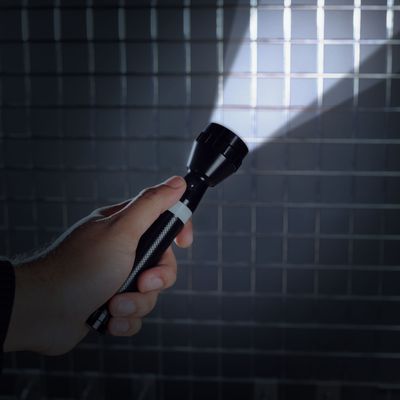 Krypton Rechargeable LED Flashlight- KNFL5028N| Microchip LED with Triple Booster Technology| Perfect for Indoor and Outdoor Use, 2 Hours Continuous Working| Rechargeable Lithium Battery Torch Light| Black, Lifetime Warranty