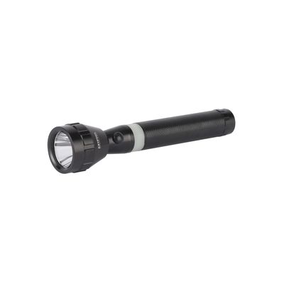 Krypton Rechargeable LED Flashlight- KNFL5028N| Microchip LED with Triple Booster Technology| Perfect for Indoor and Outdoor Use, 2 Hours Continuous Working| Rechargeable Lithium Battery Torch Light| Black, Lifetime Warranty