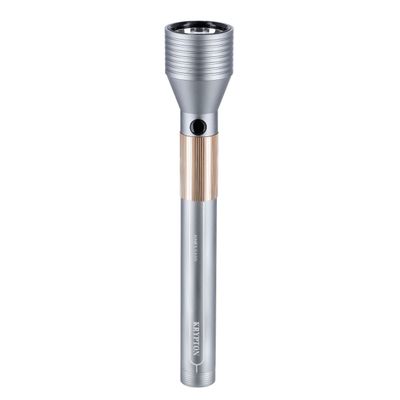 Rechargeable LED Flashlight, Aluminium Flashlight, KNFL5155 | Portable Design | 4000mAh Battery with 4 Hours Working & Indicator Lights | Ideal for Camping, Travelling & More