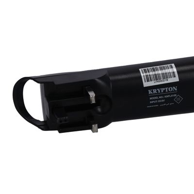 Krypton Rechargeable LED Torch with Solar Panel- KNFL5159| Rechargeable and Easy to Use| Energy Efficient Design with Solar Panel and AC Charging| Compact, Portable and Light-Weight Design with 6 Hours Operating Time| Perfect for Indoor and Outdoor Use| Yellow and Black