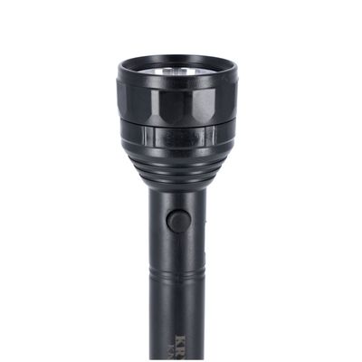 Rechargeable LED Flashlight, USB Chargeable Torch, KNFL5443 | 3W Hi-Power LED Light | Pack of 2 Flashlight | Lifetime Warranty on CREE LED | Ideal for Trekking, Camping & More