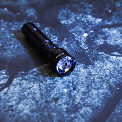 Krypton Rechargeable LED Flashlight- KNFL5438| Energy Efficient Design with Type C Charging, Compact, Portable and Light-Weight Design with Long Operating Time up to 5 Hours, 1200M Real Range Distance| Perfect for Indoor and Outdoor Use| Lifetime Warranty