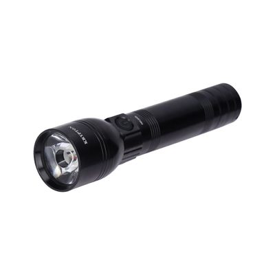 Krypton Rechargeable LED Flashlight- KNFL5438| Energy Efficient Design with Type C Charging, Compact, Portable and Light-Weight Design with Long Operating Time up to 5 Hours, 1200M Real Range Distance| Perfect for Indoor and Outdoor Use| Lifetime Warranty