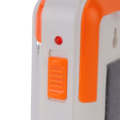 Krypton LED Emergency Lantern with Solar Panel- KNE5180| Energy Efficient Design, Super Bright and 5 Hours Working| Compact, Portable and Light-Weight Design with Long Operating Time| Perfect for Indoor and Outdoor Use| Orange and White, 2 Years Warranty