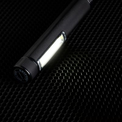 Krypton Rechargeable LED Torch Light- KNFL5453| Sturdy Housing with COB Hi-Power LED| 3 Hours Working Time, Lithium Battery| Compact and Lightweight Design, Perfect for Indoor and Outdoor Use| Black, 2 Years Warranty