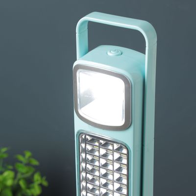 Krypton LED Emergency Lantern with Solar Panel- KNSE5459/ Energy Efficient Design, Super Bright and Long 5 Hours Working/ Compact, Portable and Light-Weight/ Perfect for Indoor and Outdoor Use/Blue, 2 Years Warranty