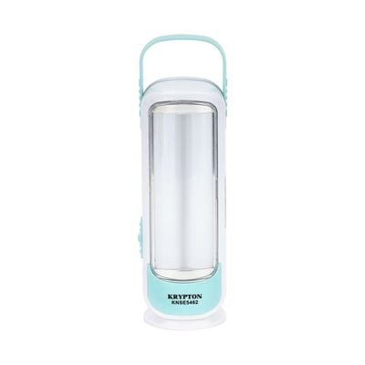 Krypton LED Emergency Lantern with Solar Panel- KNSE5462/ Energy Efficient Design, Super Bright and Long 5 Hours Working/ Compact, Portable and Light-Weight/ Perfect for Indoor and Outdoor Use/Blue, 2 Years Warranty