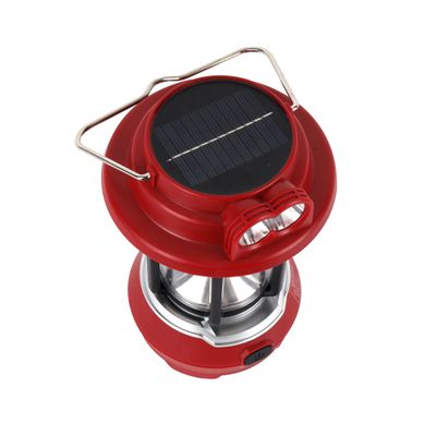 Krypton LED Emergency Lantern with Solar Panel- KNE5187/ Energy Efficient Design, Super Bright and Long Hours Working/ Compact, Portable and Light-Weight/ Perfect for Indoor and Outdoor Use/Maroon, 2 Years Warranty