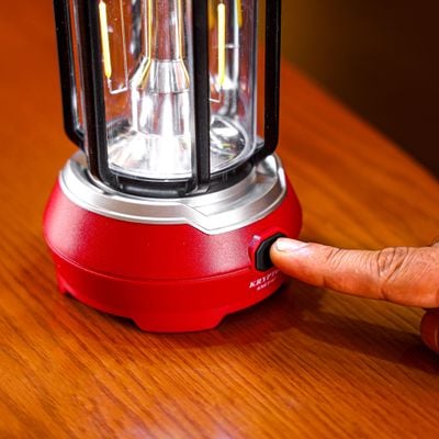 Krypton LED Emergency Lantern with Solar Panel- KNE5187/ Energy Efficient Design, Super Bright and Long Hours Working/ Compact, Portable and Light-Weight/ Perfect for Indoor and Outdoor Use/Maroon, 2 Years Warranty