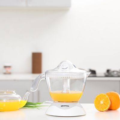 Krypton Electric Citrus Juicer for Quick, Healthy, Nutritious Juices - Effortless Juicer with Bi-Direction Twist, 1 Litre Capacity | 2 Years Warranty