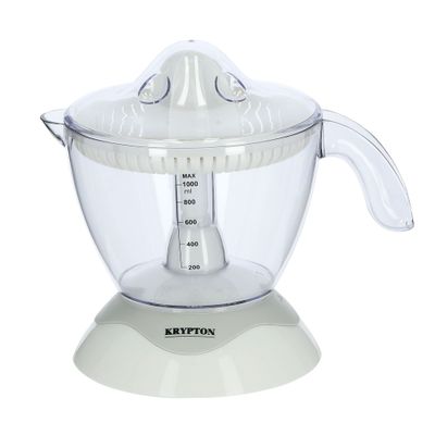 Krypton Electric Citrus Juicer for Quick, Healthy, Nutritious Juices - Effortless Juicer with Bi-Direction Twist, 1 Litre Capacity | 2 Years Warranty