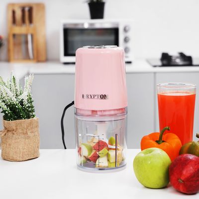 Krypton 250W Mini Food Chopper with 0.5 L Bowl | 2 Speeds | Mini Food Processor for Vegetables, Onion, and Salad | 2 Years Warranty