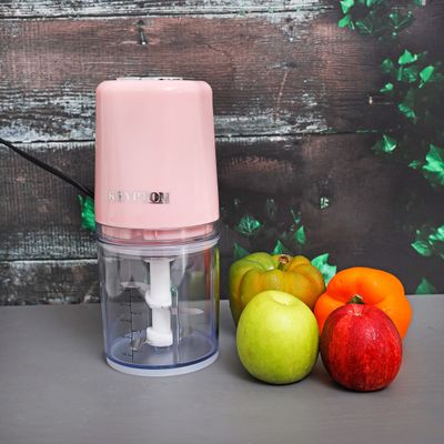 Krypton 250W Mini Food Chopper with 0.5 L Bowl | 2 Speeds | Mini Food Processor for Vegetables, Onion, and Salad | 2 Years Warranty