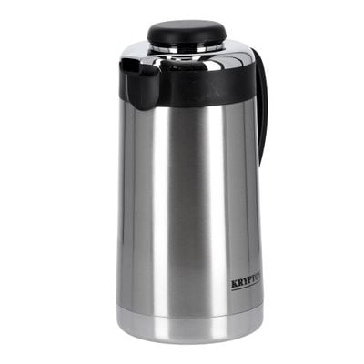 1.6L Stainless Steel Vacuum Flask - Insulated Flask Bottle - Thermos Flask with Double Wall Design - Hot & Cool, Portable & Leak Proof - Perfect for Camping Hiking