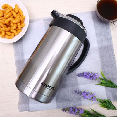 1.9L Stainless Steel Vacuum Flask - Insulated Flask Bottle - Thermos Flask with Double Wall Design - Hot & Cool, Portable & Leak Proof - Perfect for Camping Hiking