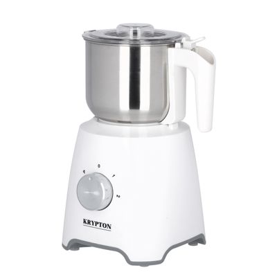 Krypton Food Processor 500W - 2 Speed with Pulse, Over Heat Protection | Stainless Steel Bowl with Sharp Blades | Non-Slip Feet | Ideal for Grinding, Dicing, Mincing, & Puree