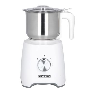 Krypton Food Processor 500W - 2 Speed with Pulse, Over Heat Protection | Stainless Steel Bowl with Sharp Blades | Non-Slip Feet | Ideal for Grinding, Dicing, Mincing, & Puree