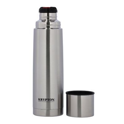 Krypton Stainless Steel Vacuum Flask | 500 ML | BPA- Free | Heat Insulated Thermos for Keeping Hot/Cold Long Hour | Double-Walled | Perfect for Hot Water, Tea, Beverages | 2 Years Warranty