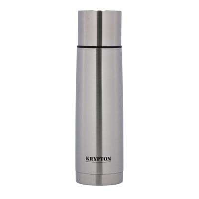 Krypton Stainless Steel Vacuum Flask | 500 ML | BPA- Free | Heat Insulated Thermos for Keeping Hot/Cold Long Hour | Double-Walled | Perfect for Hot Water, Tea, Beverages | 2 Years Warranty