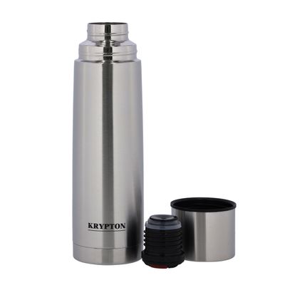 Krypton Stainless Steel Vacuum Flask | 500 ML | BPA- Free | Heat Insulated Thermos for Keeping Hot/Cold Long Hour | Double-Walled | Perfect for Hot Water, Tea, Beverages | 2 Years Warranty