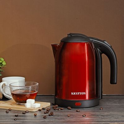 Krypton KNK5272 1.8L S/S Water Kettle- Detachable Power Base| 360 Cordless Electric Jug| Comfortable Handle | Ideal for boiling Water, Eggs & More