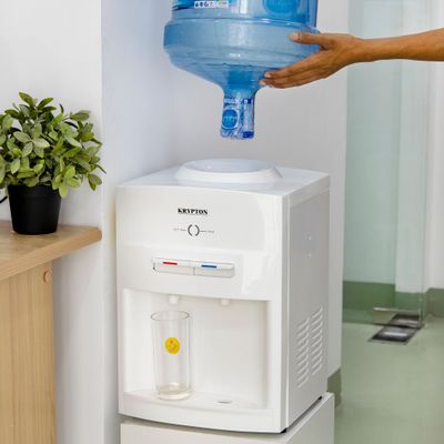 Water Dispenser, 2 Taps for Hot & Cold Water, KNWD5288 | Stainless Steel Water Tank | Low Noise & Energy Saving | Ideal for Home, Office, Hostels, Canteens, College, Library