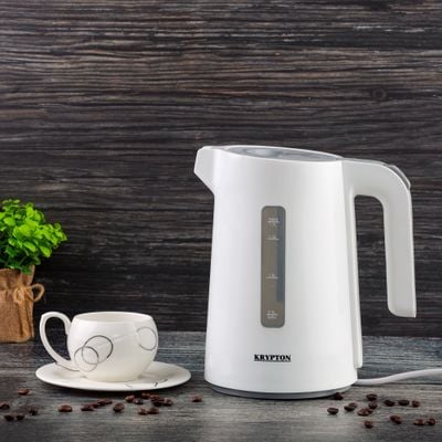 Electric Kettle,1.7L Automatic Cut Off Kettle, KNK5277  | 360 Rotational | Boil Dry Protection | 2200W Fast Boil Kettle | Double Sides Water Window | Ideal for Hot Water, Tea Etc