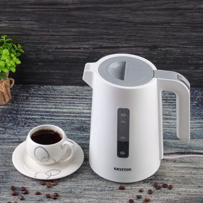 Electric Kettle,1.7L Automatic Cut Off Kettle, KNK5277  | 360 Rotational | Boil Dry Protection | 2200W Fast Boil Kettle | Double Sides Water Window | Ideal for Hot Water, Tea Etc