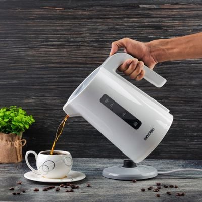 Electric Kettle,1.7L Automatic Cut Off Kettle, KNK5277  | 360 Rotational | Boil Dry Protection | 2200W Fast Boil Kettle | Double Sides Water Window | Ideal for Hot Water, Tea Etc