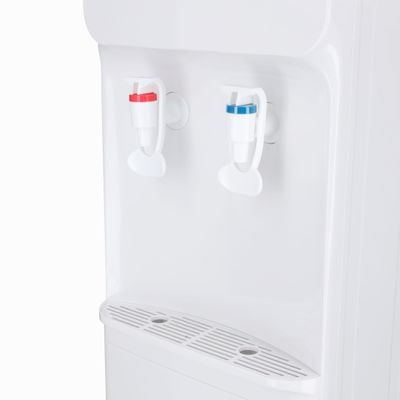 Krypton Water Dispenser- KNWD6422| Hot and Cold Function, Compressor Cooling, Fast Cooling And 2 Taps| Cold Temperature: 5-10 Degrees Celsius; Hot Temperature: 85-95 Degrees Celsius| Perfect For Home And Office| White, 2 Year Warranty