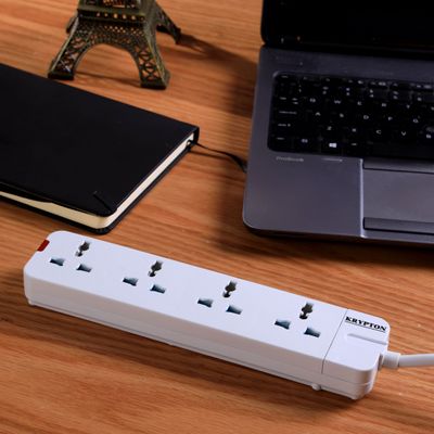 4 Way Universal Type Extension Socket, High Quality,KNES5081 - 5m Cord Length,2 Years Warranty, Ideal For All Electronic Devices