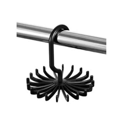 Space Saving Tie Rack Hangers (Black)