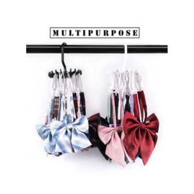 Space Saving Tie Rack Hangers (White)