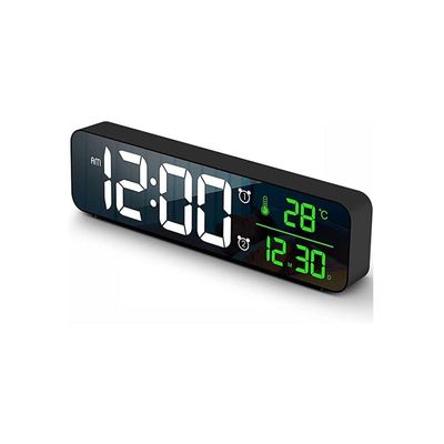Digital Alarm Clock With Large Display (Black)