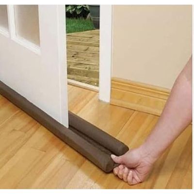 Machine Washable Under Door Stopper Draft (Brown)