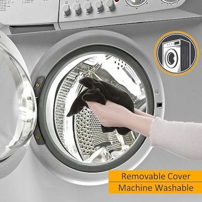 Machine Washable Under Door Stopper Draft (Black)