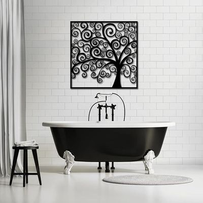 Wooden Tree Of Life Adhesive Wall Art