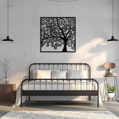 Wooden Tree Of Life Adhesive Wall Art