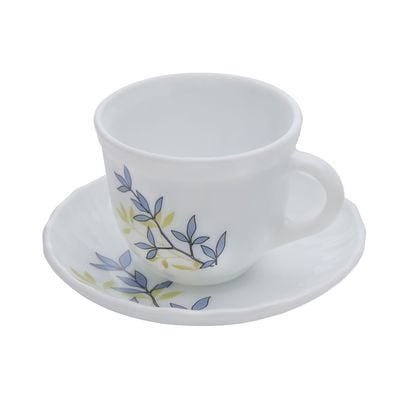 44 Pcs Opalware Dinner Set, Autumn Leaves | Floral design | RF10680 | Elegant Floral Design | Dishwasher safe | Freezer Safe | Opal Dishes Sets Service for 6