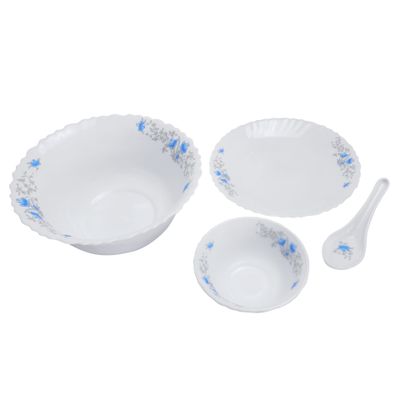 Opal Glassware Dinner Set, 40 Pcs