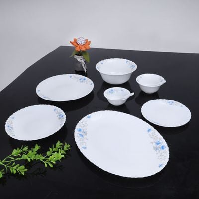 Opal Glassware Dinner Set, 40 Pcs