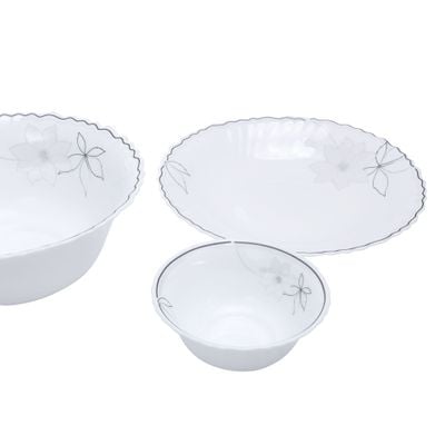 Opal Glassware Dinner Set, 40 Pcs